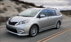 The Toyota Sienna minivan.