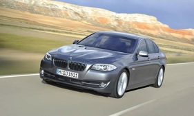 BMW will now offer a text-to-speech feature which allows Blackberry users' emails to be read over the car's stereo system. (5-Series photo courtesy of BMW.)