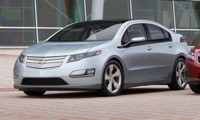 The Chevy Volt electric vehicle. (Photo courtesy of Chevrolet.)