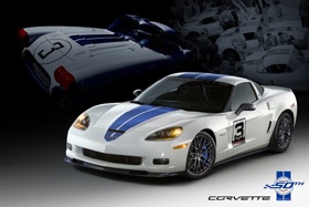 The one-off commemorative Le Mans Corvette Z06. (Photo  courtesy of Chevrolet.)