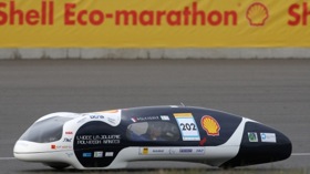 Team PolyJule's winning hydrogen-powered concept. (Photo from Gizmag.com.)
