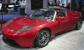 The Tesla Roadster. (Photo courtesy of Tesla.)
