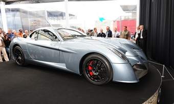 The Panoz Abruzzi is powered by a 6.0-liter V8 making more than 600 horsepower. (photo courtesy of AutoWeek)