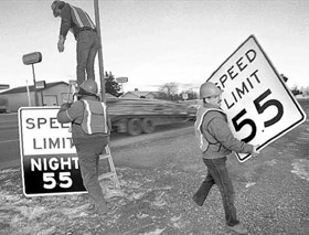Changing the speed limit