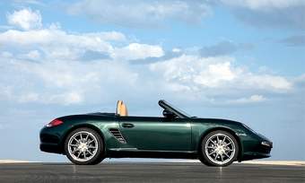 Porsche will test three electric versions of the Boxster. The conventional model is shown. (Photo courtesy of Porsche.)