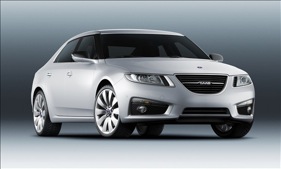 The redesigned Saab 9-5. (Photo courtesy of Saab.)