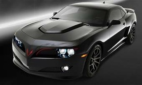 The FireBreather Camaro is a creation of Classic Design Concepts. (Photo courtesy of AutoWeek.)