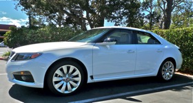 The new Saab 9-5. (Photo by Josh Condon.)