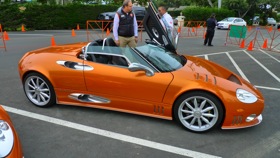 The Spyker C8 Spyder SWB. (Photo by Josh Condon.)
