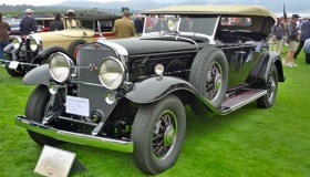 1930 Cadillac 452 Fleetwood Sport Phaeton, owned by George Holman of Wilbraham, MA. (Photo by Josh Condon.)