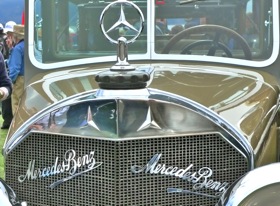 A Mercedes-Benz grille, circa before you were born...probably. (Photo by Josh Condon.)
