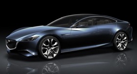 The Mazda Shinari concept vehicle. (Photo via Autonews.)