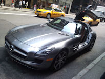 2011 SLS AMG on streets of Manhattan (Chuck Tannert)