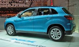 The Mitsubishi ASX, seen here at this year's Geneva motor show, will go on sale in the United States this fall as the Outlander Sport. (Photo courtesy of AutoWeek.)