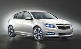 The Chevrolet Cruze hatch, which will not be coming to the U.S. (Photo courtesy of GM.)