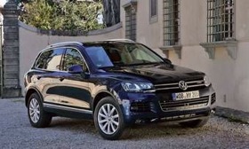 The redesigned Touareg SUV goes on sale in November. A diesel engine will be available. (Photo courtesy of Volkswagen.)