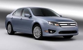 The Ford Fusion Hybrid. (Photo courtesy of Ford.)