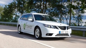 The Saab ePower wagon. (Photo courtesy of Saab.)