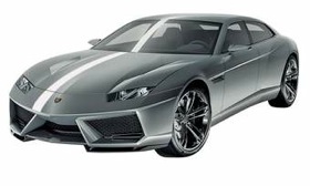 The Estoque is likely to debut in the United States in 2013. (Image courtesy of Lamborghini.)