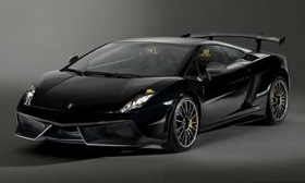 The Lamborghini Gallardo LP 570-4 Blancpain Edition is a street-legal version of the Super Trofeo race car. (Photo courtesy of AutoWeek.)