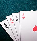 Poker hand. Credit: (© Image Source/Corbis)