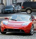 Credit: (© Craig Ruttle/AP)
Caption: Tesla Roadster electric car