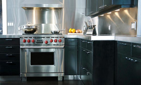 Many of the existing kitchen and bathroom trends will continue in 2010, according to a survey by the National Kitchen & Bath Association. (© Fancy/Veer/Corbis)