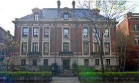 A 3,900-square-foot condo in the first Playboy mansion in Chicago is listed at $2.9 million. (© Realtor.com)