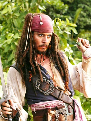 johnny depp pirates of the caribbean