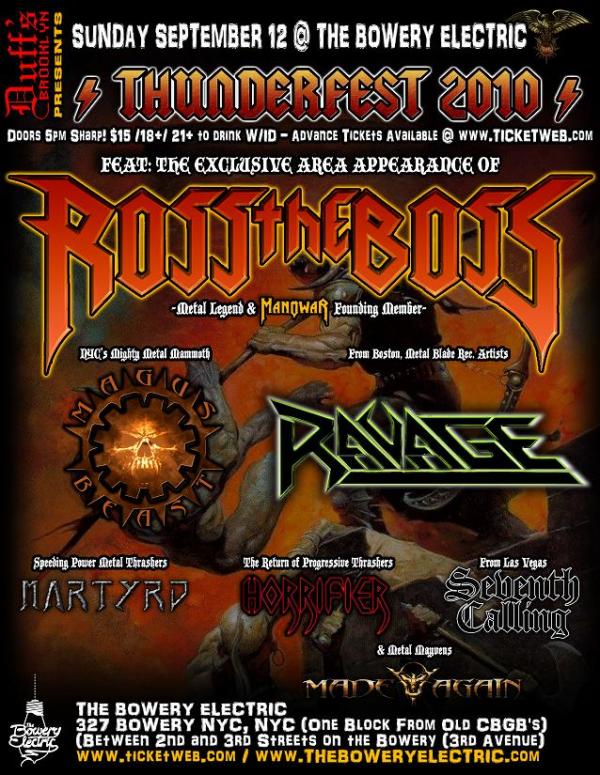 Thunderfest 2010 poster